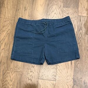 Filson Navy Blue Flat Front Men's Shorts